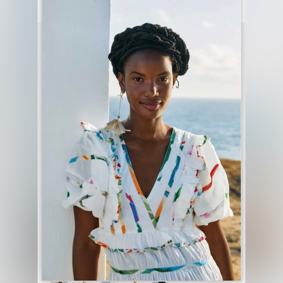 FARM RIO
Mixed Off-White Prints Midi Dress size L - Picture 3 of 7